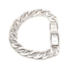 Load image into Gallery viewer, Men of Platinum | Heavy Platinum Bracelet with Unique Diamond Studded Lock JL PTB 651   Jewelove.US
