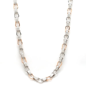 Men of Platinum | Rose Gold Fusion Chain for Men JL PT 761   Jewelove.US