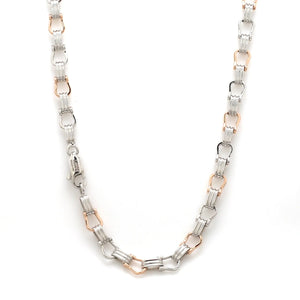 Men of Platinum | Rose Gold Fusion Chain for Men JL PT 761   Jewelove.US