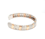 Load image into Gallery viewer, Men of Platinum | Rose Gold Fusion Cuff Bracelet for Men JL PTB 649   Jewelove.US

