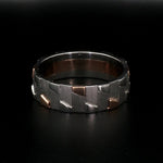 Load image into Gallery viewer, Men of Platinum | Rose Gold Fusion Ring for Men JL PT 684   Jewelove.US
