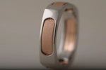 Load image into Gallery viewer, Men of Platinum | Square Profile Rose Gold Platinum Ring JL PT 688-RG   Jewelove.US
