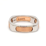 Load image into Gallery viewer, Men of Platinum | Square Profile Rose Gold Platinum Ring JL PT 688-RG   Jewelove.US

