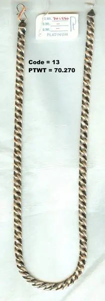 Men's Heavy Platinum Chain JL PT 737   Jewelove.US