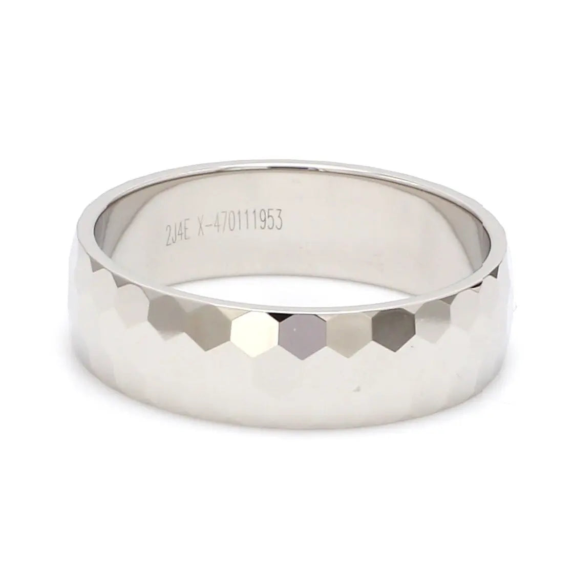 Mirror Finish Platinum Love Bands JL PT 519   Jewelove.US