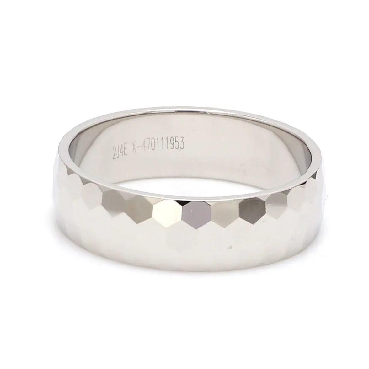 Mirror Finish Platinum Love Bands JL PT 519   Jewelove.US