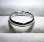 Load image into Gallery viewer, Name Engraved Platinum Bands JL PT 228   Jewelove
