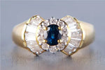 Load image into Gallery viewer, Natural Royal Blue Sapphire Ring JL R 66   Jewelove
