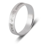 Load image into Gallery viewer, Hindi / Sanskrit / Non-English Language Engraved Platinum Rings JL PT 545   Jewelove.US
