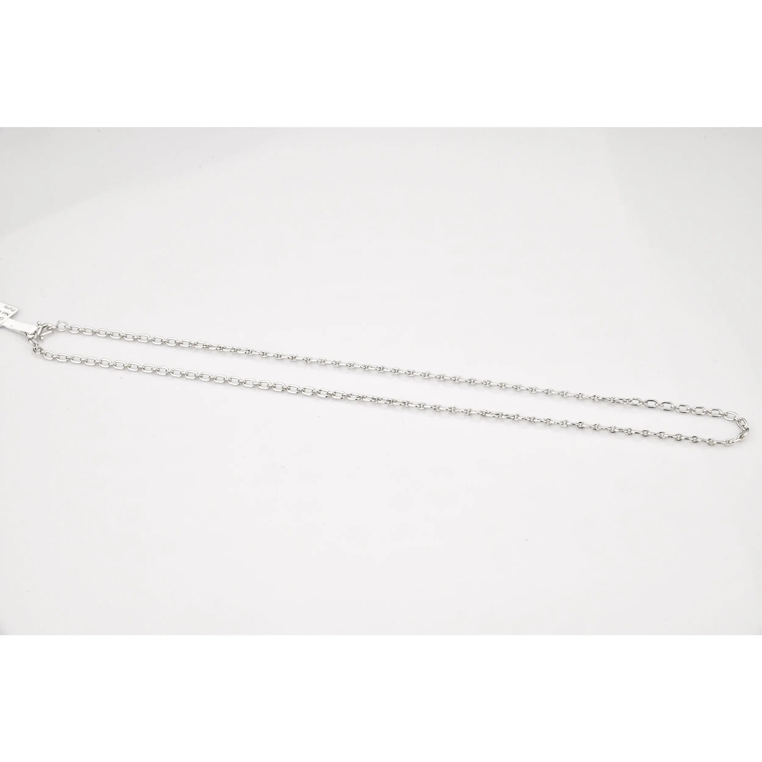 Oval Linked Platinum Chain JL PT CH 837   Jewelove.US