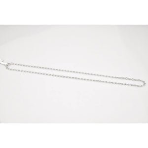 Oval Linked Platinum Chain JL PT CH 837   Jewelove.US