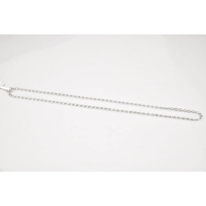 Oval Linked Platinum Chain JL PT CH 837   Jewelove.US