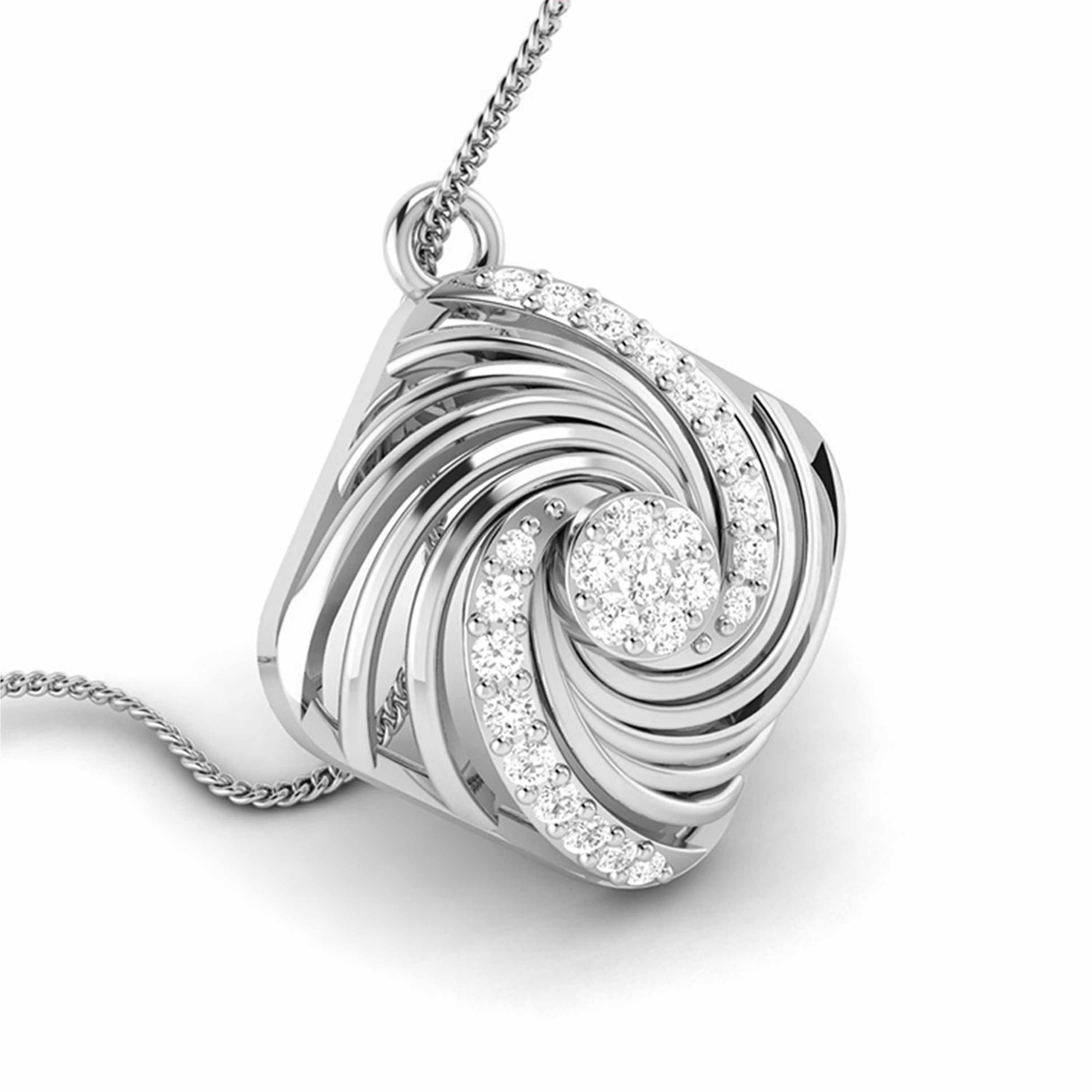 Platinum with Diamond Pendant for Women JL PT P 2453   Jewelove.US