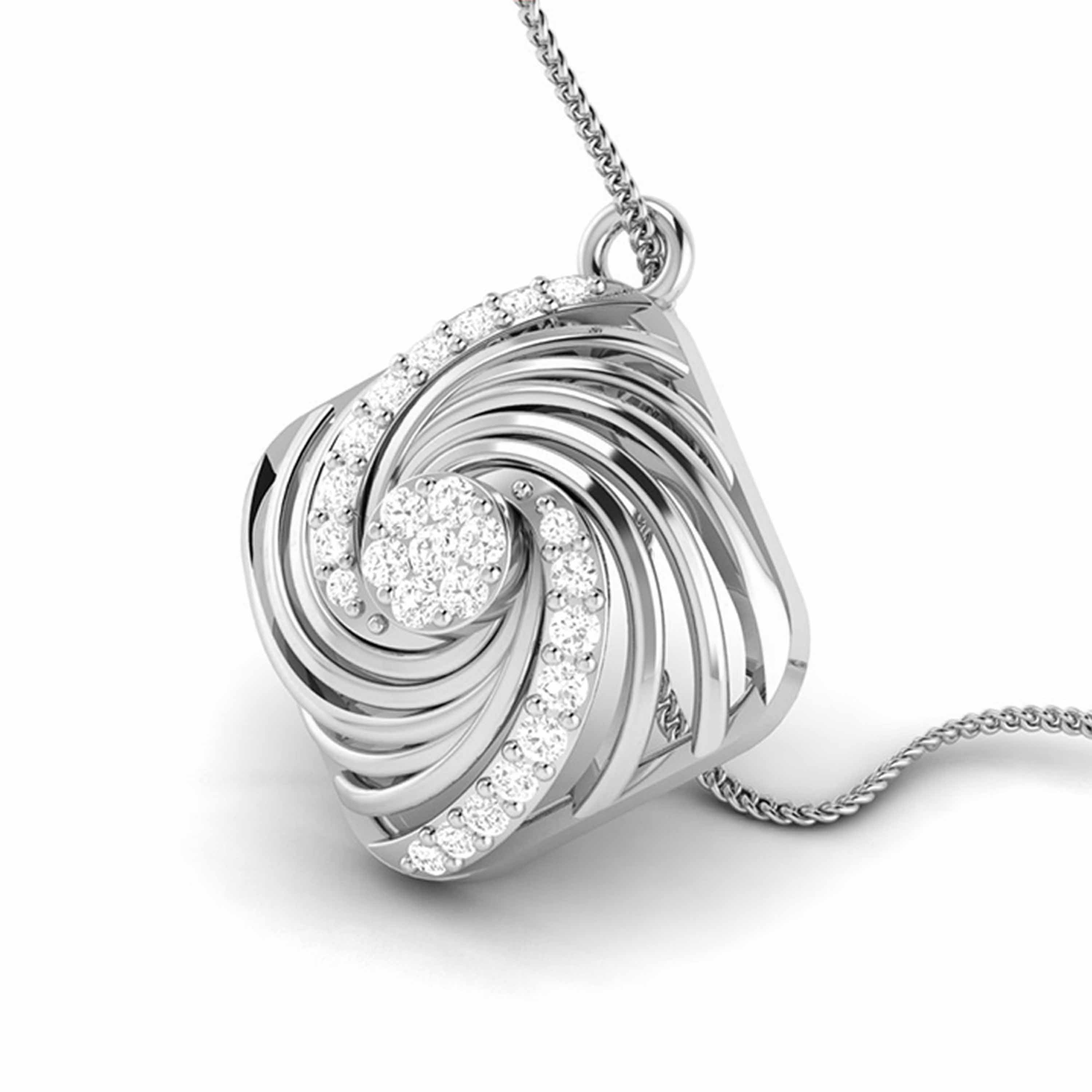 Platinum with Diamond Pendant for Women JL PT P 2453   Jewelove.US