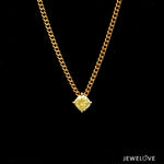 Load image into Gallery viewer, 18K Yellow Gold Pendant Set with Natural Fancy Intense Yellow Diamonds JL AU PE 101

