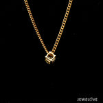 Load image into Gallery viewer, 18K Yellow Gold Pendant with Natural Fancy Intense Yellow Diamonds JL AU P 101
