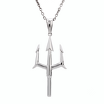 Load image into Gallery viewer, Plain Platinum Trishul Pendant JL PT P 376
