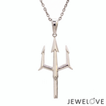 Load image into Gallery viewer, Plain Platinum Trishul Pendant JL PT P 376
