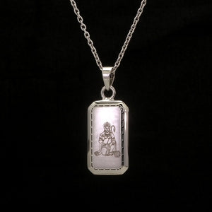 Hanuman Ji Pendant in Platinum JL PT Hanuman   Jewelove.US