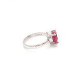 Load image into Gallery viewer, Platinum Ruby Heart Ring for Women JL PT 1267   Jewelove.US
