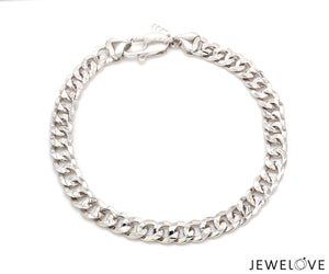 Japanese Platinum Bracelet for Men JL PTB 968   Jewelove.US