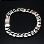Load image into Gallery viewer, Designer Platinum &amp; Rose Gold Bracelet for Men JL PTB 752

