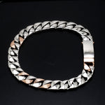 Load image into Gallery viewer, Designer Platinum &amp; Rose Gold Bracelet for Men JL PTB 752
