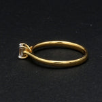 Load image into Gallery viewer, 50-Pointer Emerald Cut Solitaire Diamond 18K Yellow Gold Ring JL AU 19005Y-A
