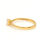 Load image into Gallery viewer, 50-Pointer Emerald Cut Solitaire Diamond 18K Yellow Gold Ring JL AU 19005Y-A
