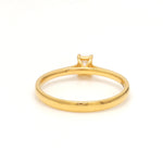 Load image into Gallery viewer, 50-Pointer Emerald Cut Solitaire Diamond 18K Yellow Gold Ring JL AU 19005Y-A
