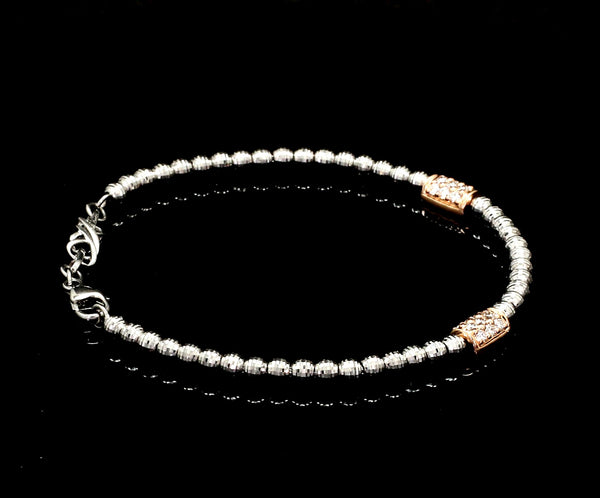Heart 92.5 Sterling Silver Bracelet, Size: 8.5 at Rs 135/gram in New Delhi  | ID: 22893849173