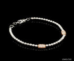 Load image into Gallery viewer, Platinum Evara Balls Bracelet with Rose Gold Fusion for Women JL PTB 760
