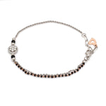 Load image into Gallery viewer, Platinum Rose Gold Mangalsutra Diamond Bracelet for Women JL PTB 1211   Jewelove.US

