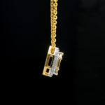Load image into Gallery viewer, 18K Yellow Gold  Pendant Chain with Fancy Color Diamond JL AU P 10   Jewelove
