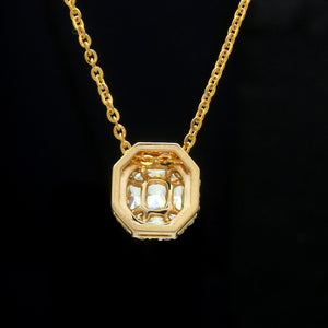 18K Yellow Gold  Pendant Chain with Fancy Color Diamond JL AU P 10   Jewelove