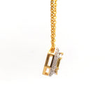 Load image into Gallery viewer, 18K Yellow Gold  Pendant Chain with Fancy Color Diamond JL AU P 10   Jewelove
