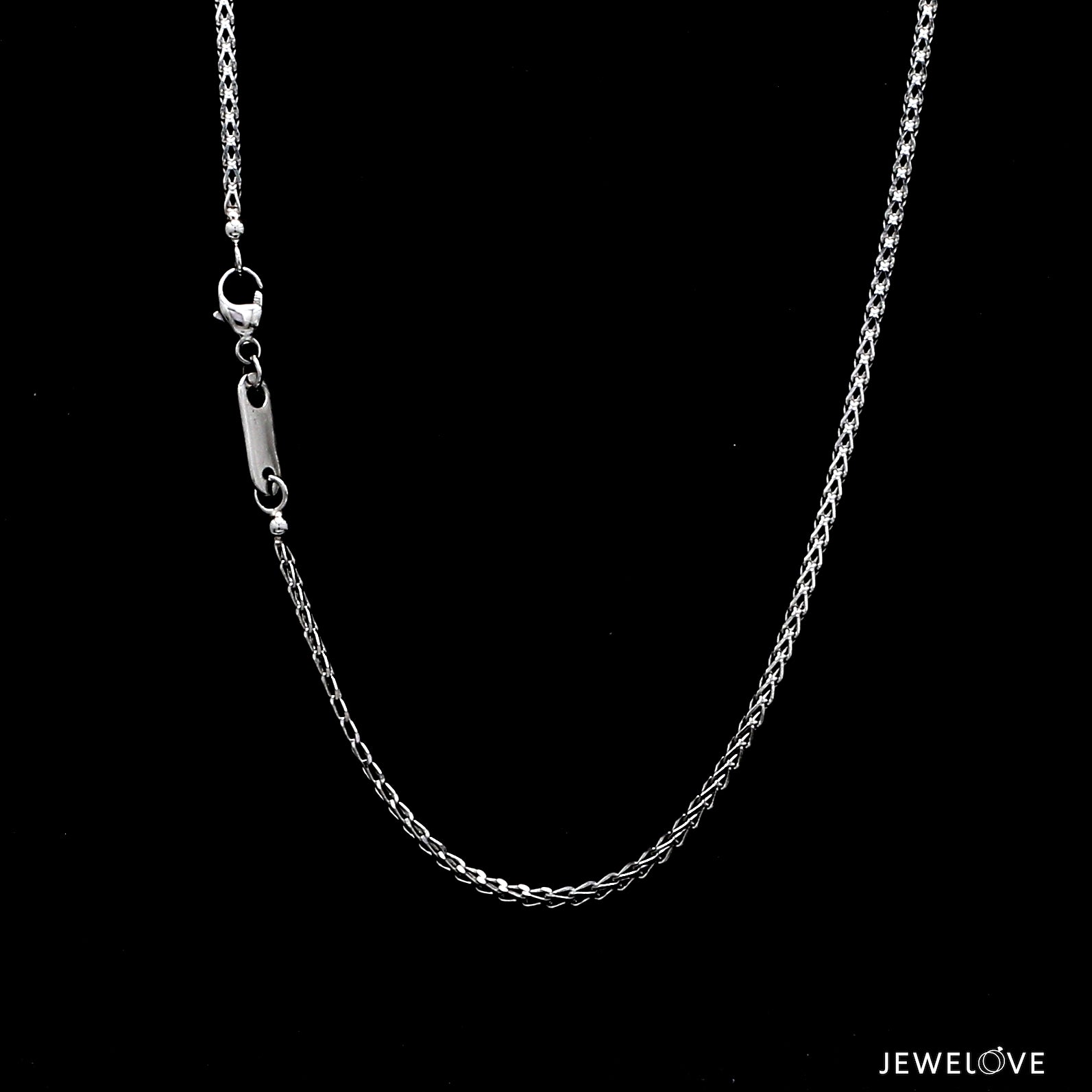 1.5mm Platinum Franco Chain JL PT CH 1064-A   Jewelove.US