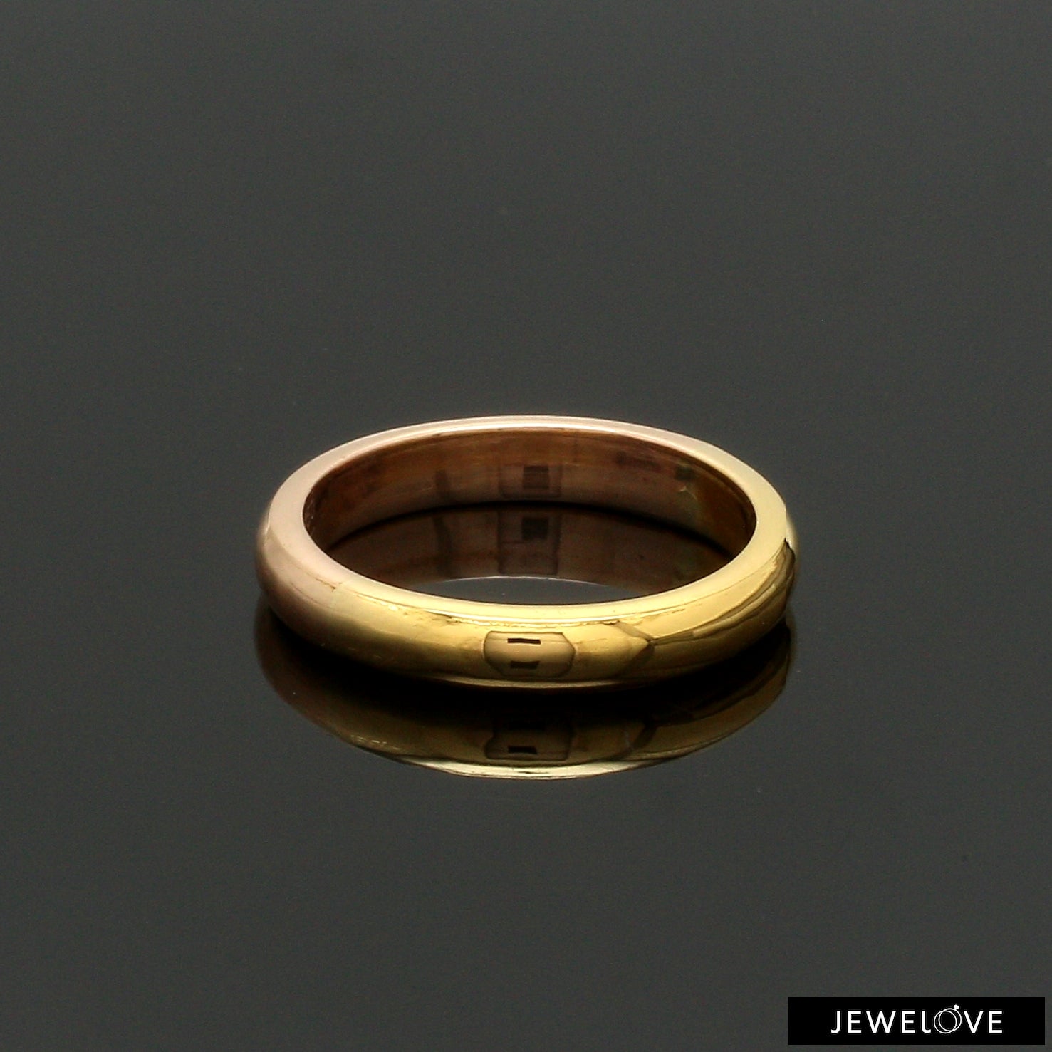 18K Yellow Gold Gold Unisex Rings JL AU 120   Jewelove