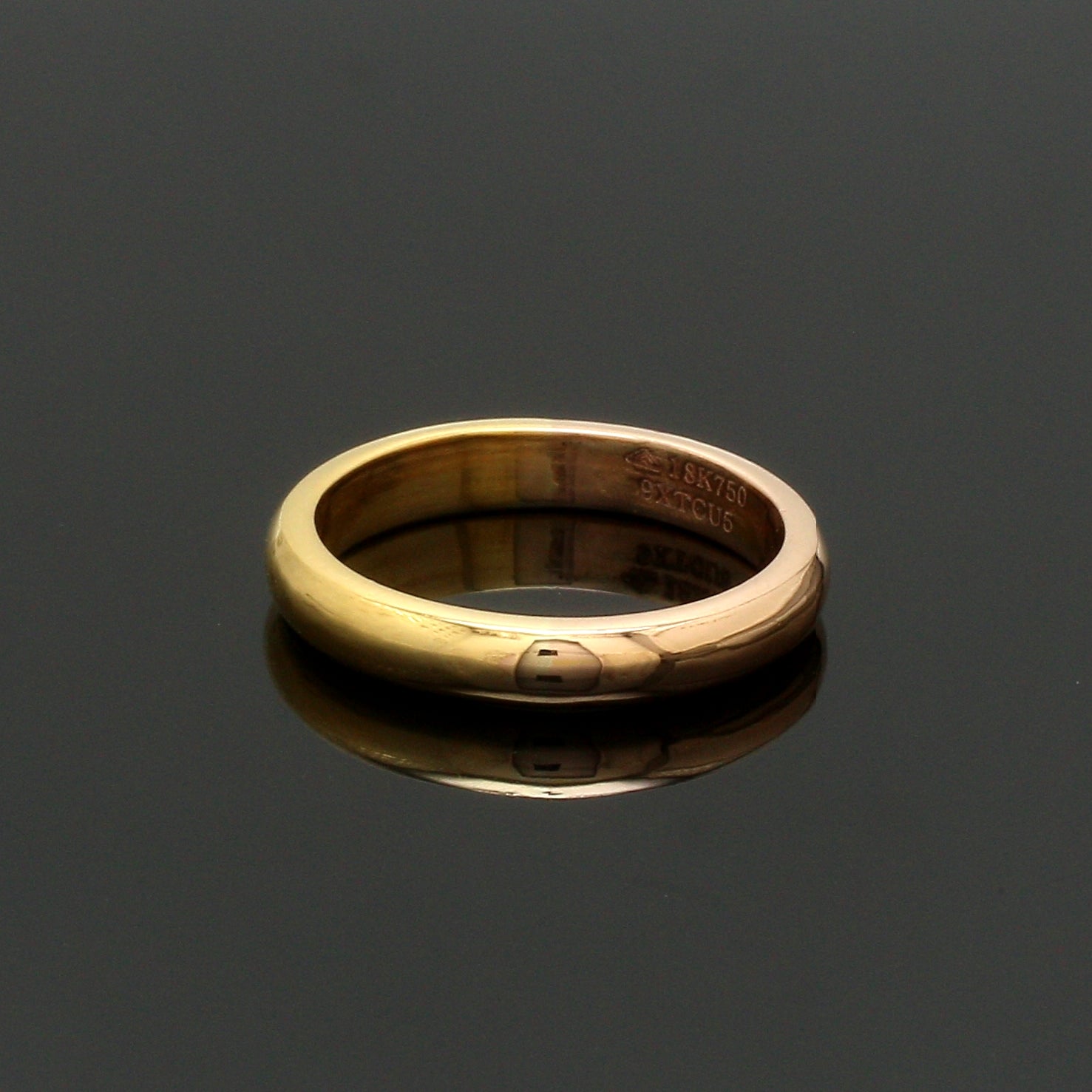 18K Yellow Gold Gold Unisex Rings JL AU 120   Jewelove