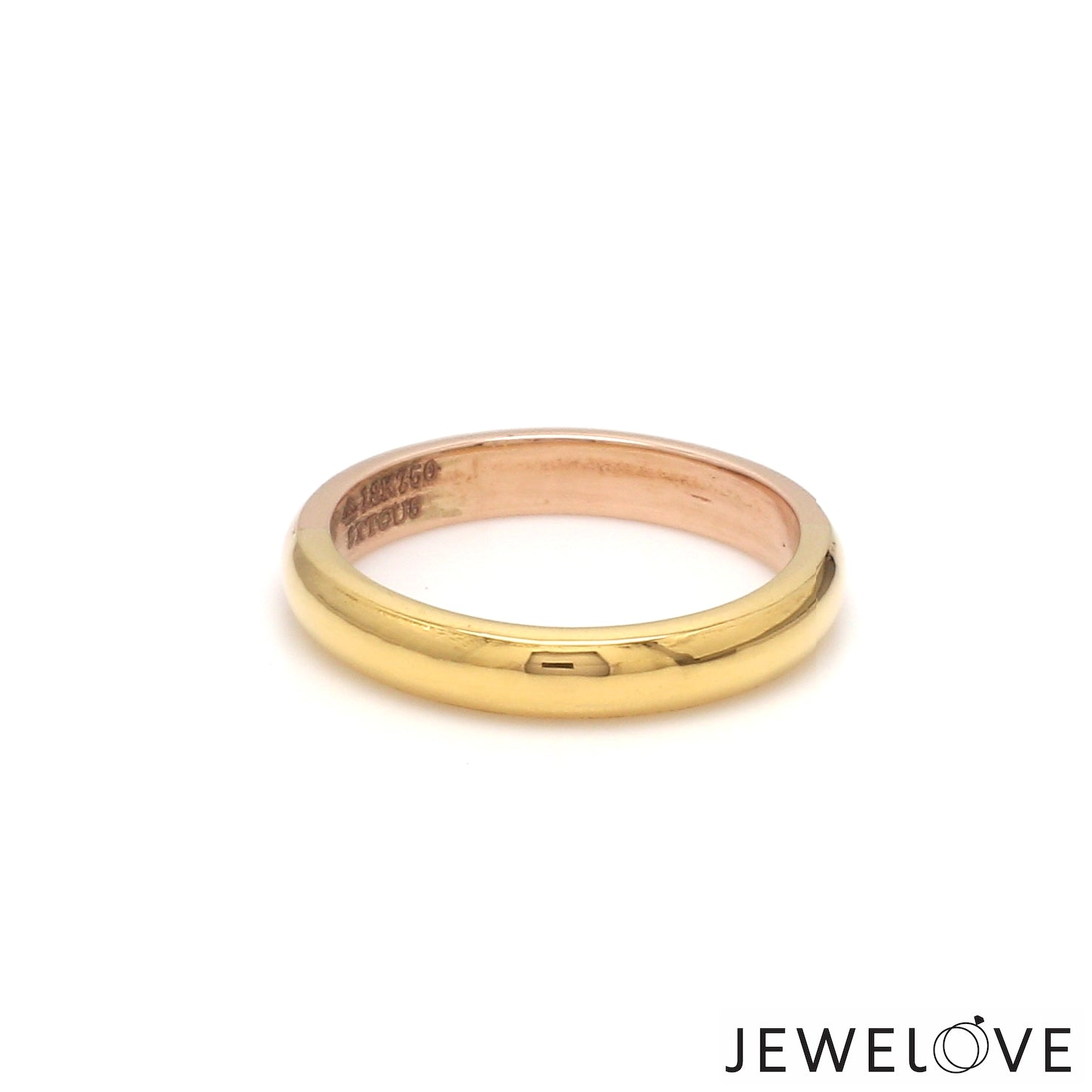 18K Yellow Gold Gold Unisex Rings JL AU 120   Jewelove