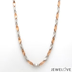 Load image into Gallery viewer, 4mm Platinum Rose Gold Chain Men JL PT CH 1270   Jewelove.US
