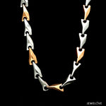 Load image into Gallery viewer, 7.5mm Platinum Rose Gold Chain Men JL PT CH 1271   Jewelove.US
