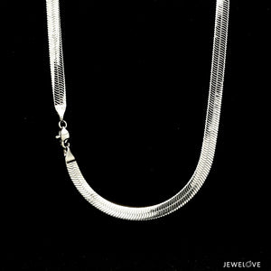 5mm Japanese Double Snake Platinum Chain for Men JL PT CH 1120   Jewelove.US