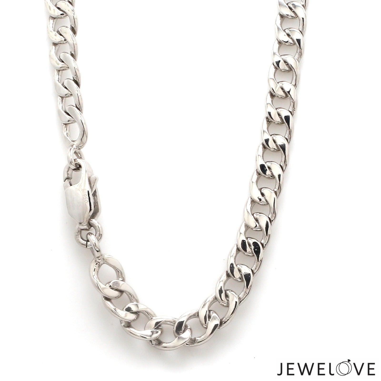 Men of Platinum | 9.5mm Platinum Heavy Chain for Men JL PT CH 1272   Jewelove.US