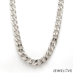 Men of Platinum | 9.5mm Platinum Heavy Chain for Men JL PT CH 1272   Jewelove.US