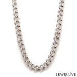 Load image into Gallery viewer, 7.5mm Platinum Lab Grown Diamond Cuban Chain for Men JL PT CH 1326-LG-A
