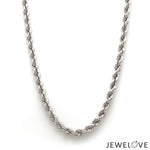 Load image into Gallery viewer, Men of Platinum | 4.25mm Platinum Rope Chain for Men JL PT CH 903-Z
