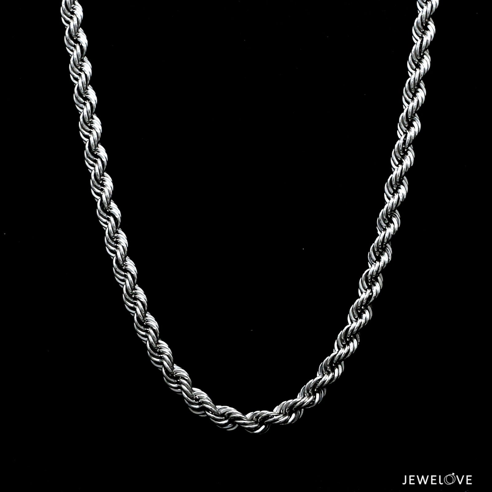 Men of Platinum | 4.25mm Platinum Rope Chain for Men JL PT CH 903-Z