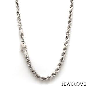 Men of Platinum | 4.25mm Platinum Rope Chain for Men JL PT CH 903-Z