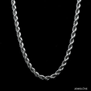 Men of Platinum | 4.25mm Platinum Rope Chain for Men JL PT CH 903-Z